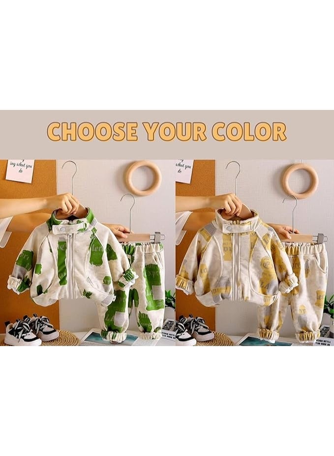 MINIIMODZ Baby Boys 2 Pcs Pants Set Cute Paper Print Casual Long Sleeve Sweatshirt with Co ord Pant, Best for Gifting - Image 5
